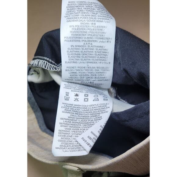 Hurley Men’s Phantom Hybrid Shorts 30 Khaki Dri-FIT 20” Flat Front EUC - Picture 9 of 13